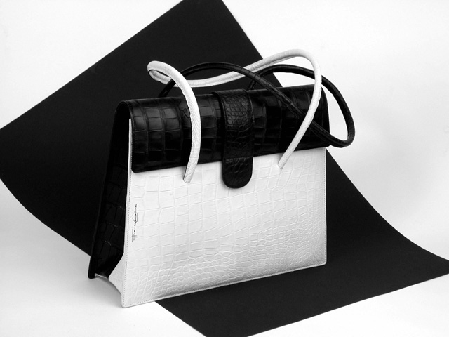 Micky bag bianco nero